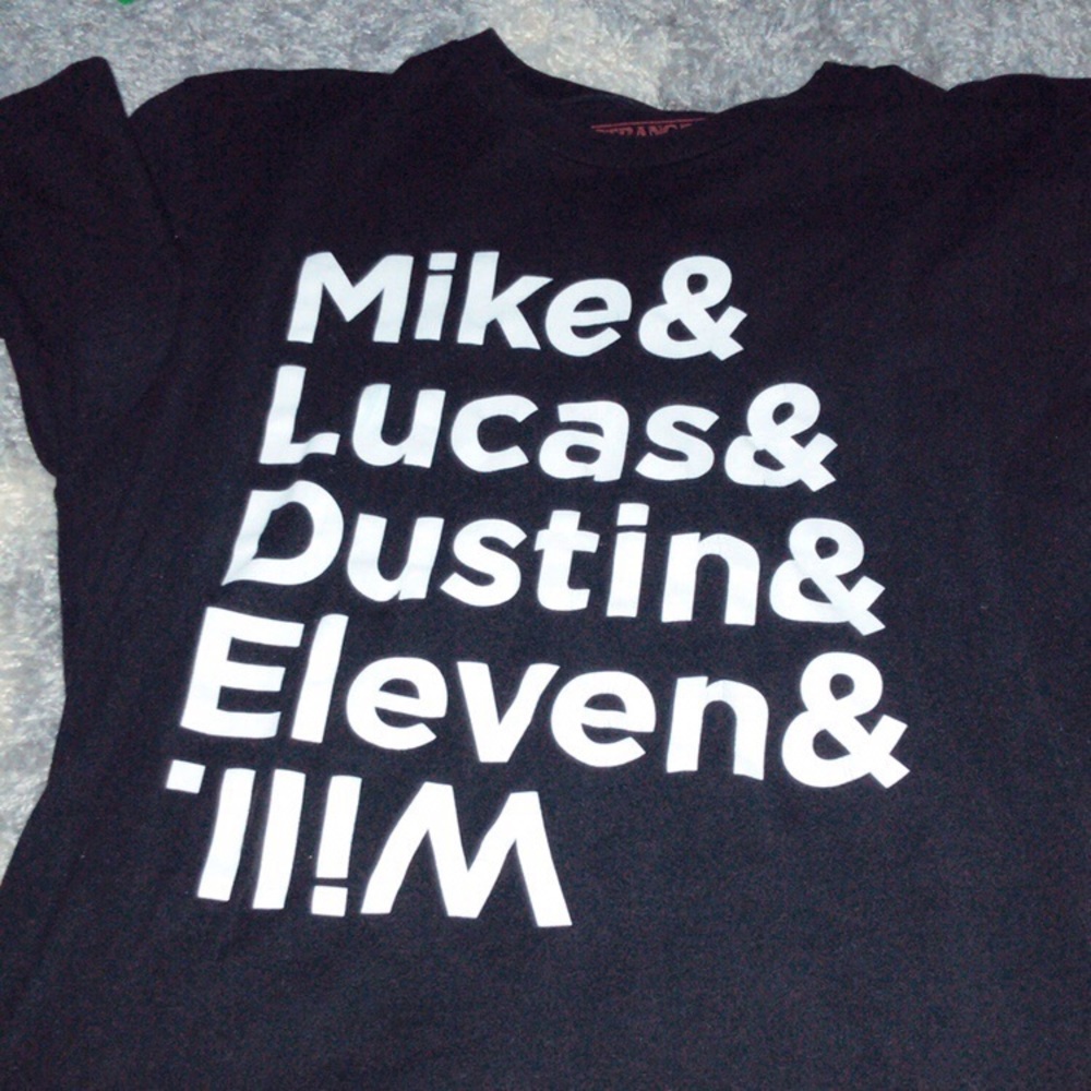 stranger things t-shirt